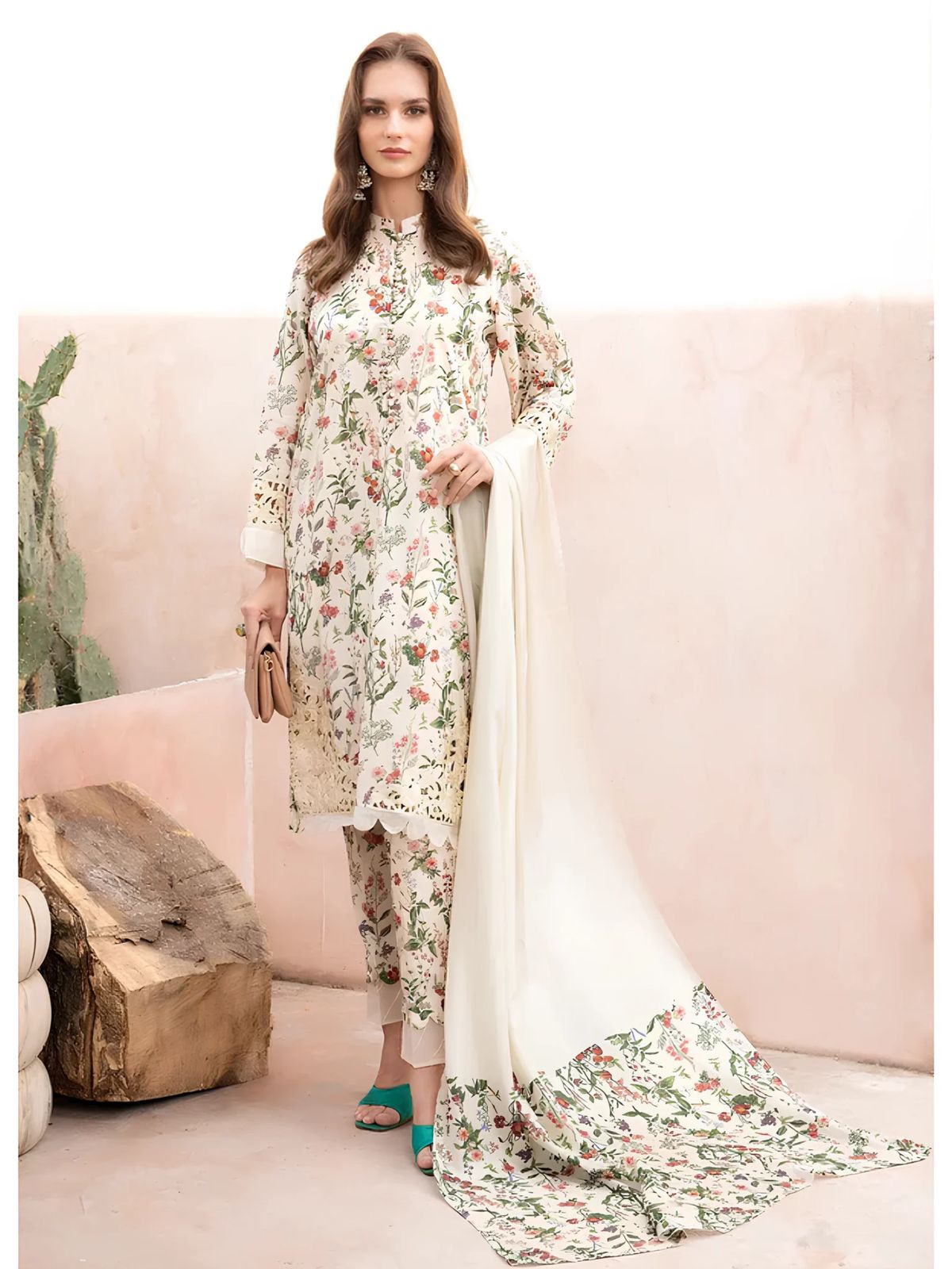 Luxury printed summer collection replica unstitched - Kapra Collection