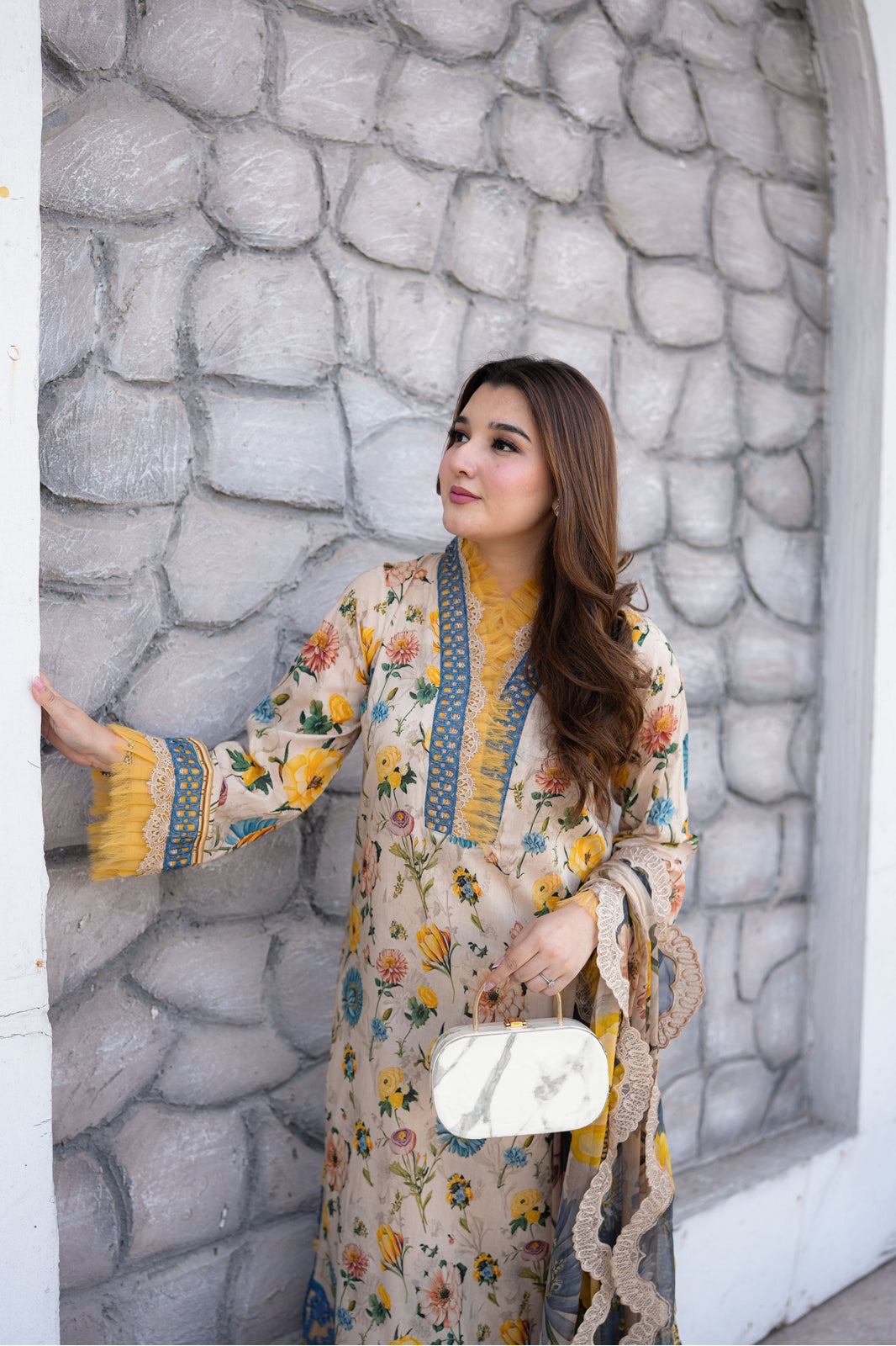 Areeza – Aneela’s Inspired Embroidered Lawn Suit