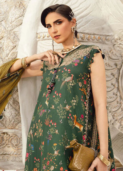 03-Piece Embroidered Lawn Suit Ready To Wear