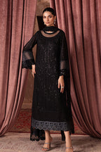03-Piece Chiffon Suit With Embroidery | Unstitched