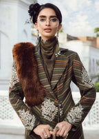 Maria-B 3 Piece Unstitched Embroidered Lawn Suit - Kapra Collection
