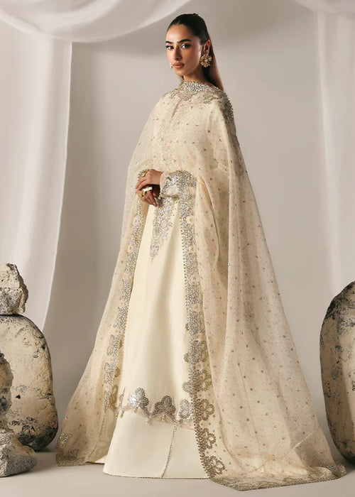Elegant Unstitched Lawn Suit with Embroidered Foilwork and Digital Printed Dupatta