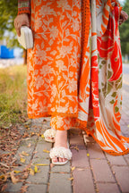03-Piece Digital Printed Lawn Suit Ready To Wear - Kapra Collection