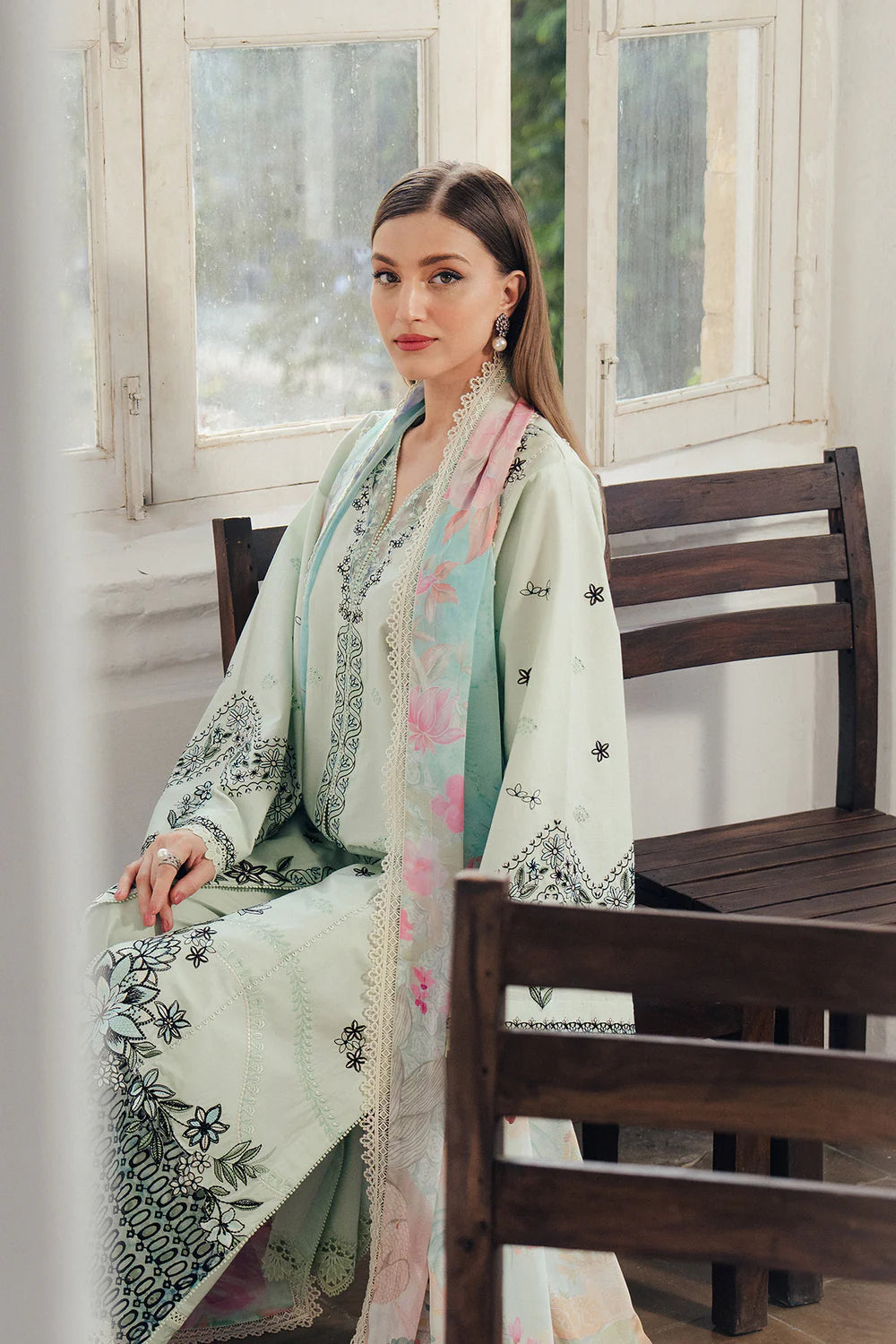 03-Piece Lawn Suit - Ready To Wear - Kapra Collection